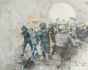 No war, 120x100, acrylic